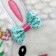 Children's bag "Bunny with a bow", 20 cm, white color
