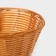A basket for fruits and bread of the share "braid", 17 × 7 cm, brown color