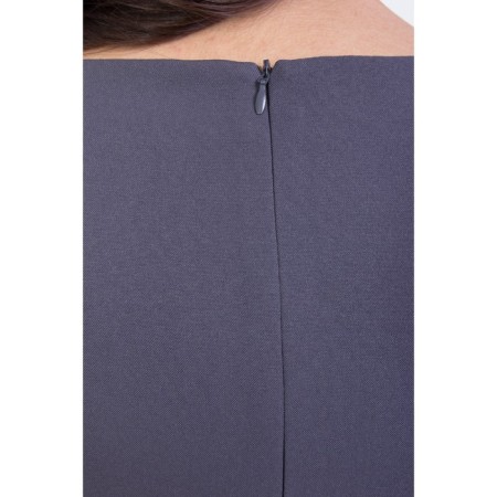 Women's dress, size 42, gray color-5