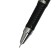 Gel pen, 0.5 mm, black, silver body with a pattern, with a reflected holder