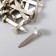 Brads for creativity metal "silver" set 50 pcs 2.5 cm