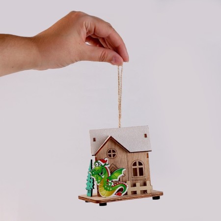 Light decor "Fairytale Dragon House" mix, 7.7 × 10 × 9.7 cm-7