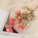 Artificial flowers "bush clove" D-6 cm 59 cm, pink