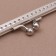 Farmoire sewing "rectangle", 20 cm, silver color