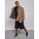 Jeaning jacket men's, size 54, brown color