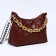Cross-Bodi Bag on a zipper, brown color