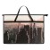 A3 folder with handles, plastic, zipper on top of 50 mm, 470 x 335 mm, PM-A3-26, "city" Gray