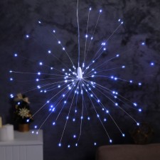 Salute LED figure, AAX4 batteries (not complete), 120 LED, 8 modes, white glow