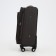 Small suitcase 20 ”, lightning department, code lock, 4 wheels, outer pocket, brown color