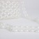 Bag-clate on the lace, white color