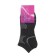 Women's socks, black color 23-25