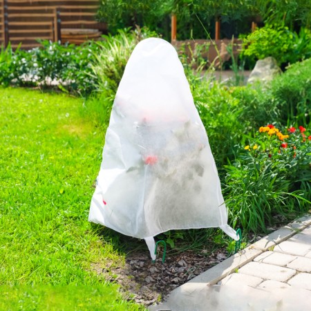 Case for plants, with loops, 100 × 100 cm, spanbond with UV stabilizer, density 60 g/m²-8