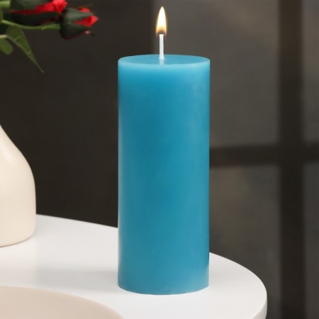 Candle-cylinder aromatic "blueberries", 6x15 cm