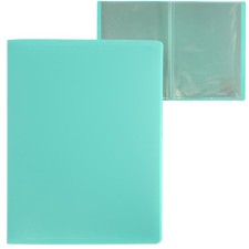 Folder 60 A4 inserts, Calligrata, 500 microns, ice green