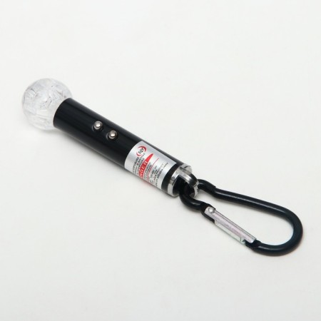 Laser pointer, with carbine, 2 LED, 4 modes, 8.5 x 2 cm, black-1
