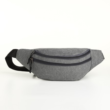 Waist bag, 33*9*14 cm, lightning department, 3 n/pocket, gray-2