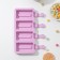 Ice Cream "Sicily", silicone, 19.5 × 11 cm, 4 cells (6.8 × 3.5 cm), color mix