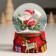 Souvenir Polystone Water Ball "Santa Claus on the Christmas tree" 7x8x9 cm
