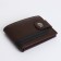 Male purse on a magnet, brown color