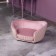 Sulperion Teddy, 75x45x36 cm, furniture fabric, size S, pink color