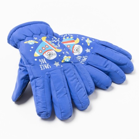 Children's gloves, indigo color, size 14 (3-6 years)