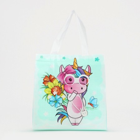 Baby bag without fastener, turquoise color-1