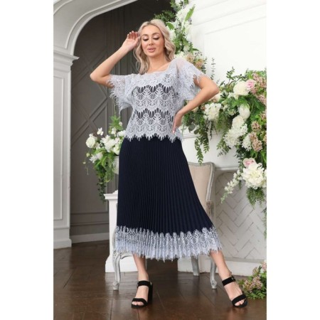 Women's dress, size 42, blue color