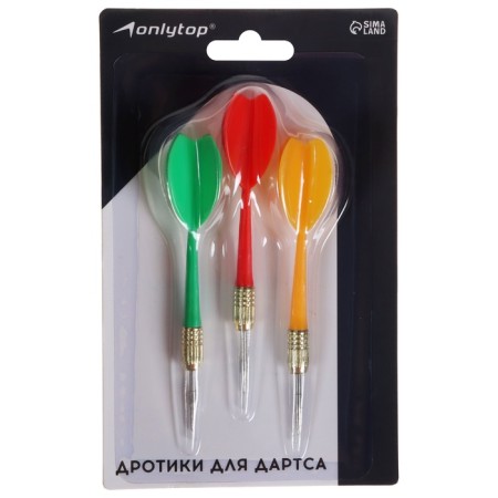 Arrows for Darts Onlytop, 3 pcs., Mix colors-3