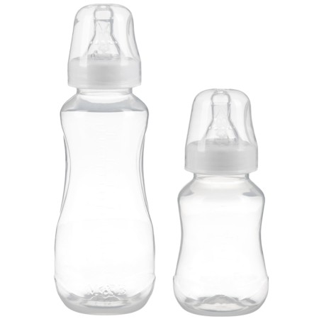 A set of bottles for feeding "Basic M&B" 150 and 250 ml, fitted, white color-1