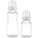 A set of bottles for feeding "Basic M&B" 150 and 250 ml, fitted, white color