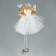 Christmas tree decoration "Fairy with a crown"