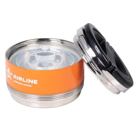 AIRLINE thermos, lunch box for meals with a handle, stainless steel 304, 1 container, 0.7 liters-2