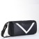 Sports bag with lightning, long belt, black color