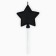 Candle in the cake "Make desire" black, 5.5 x 12 cm