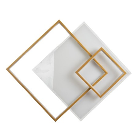 Lumber "Valoni" LED 70W 4000K with a white-gold 50.5x50.5x8 cm Bayerlux
