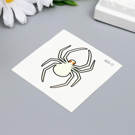 Tattoo on the body phosphorus "spiders" mix 6x6 cm-3