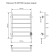 Electric towel "Sanprise" Euromix P6, 450x600 mm, right, chrome