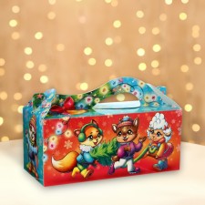 New Year. Gift box 