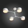 Ceiling EVOLUCE lamp. Sle183502-04. Gemento. 4x60 W, E14, 68x71.5x32 cm, white color
