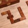 Game table "Domino" in a casket 20x7.5x5 cm, a tree shisham