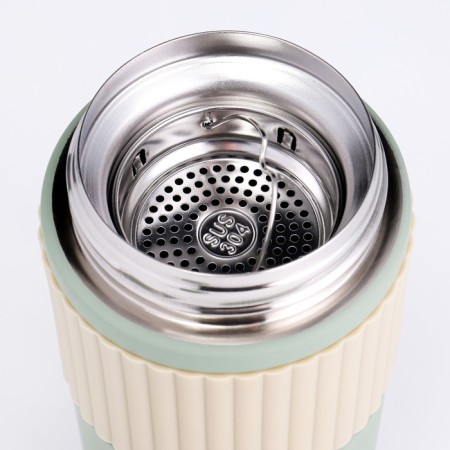 Thermal circle, 400 ml, New Design, retains heat 12 hours, thermometer, sieve-2