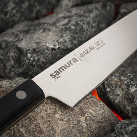 Kitchen knife samura harakiri, universal, blade 12 cm, black hilt-2