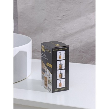 Savanna liquid soap dispenser, 350 ml, white color-8