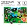 Developing toy "Fun Velcro", animals, blue tractor