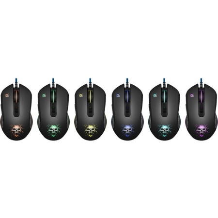 Game set of Defender Singularity 4 in 1, keyboard+mouse+carpet+headphones, wired, 3200 dpi-5