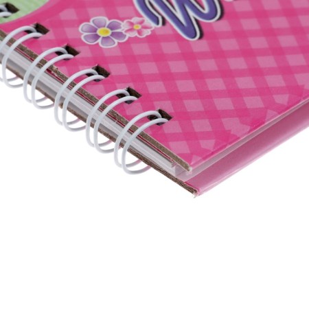 Notebook Gift Book on the lock, A6+, 50 sheets, line, "Butterfly", mix-3