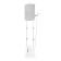 KT-9134 steamer, floor, 2280 watts, 1800 ml, 45 g/min, white