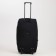 Road bag on wheels, a lightning department, with an increase, an outer pocket, a long belt, black color is black
