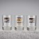 Set of glasses "North", 3 pcs.