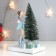 Souvenir Polystone Light "Girl decorates the Christmas tree" 24.5x11x15 cm